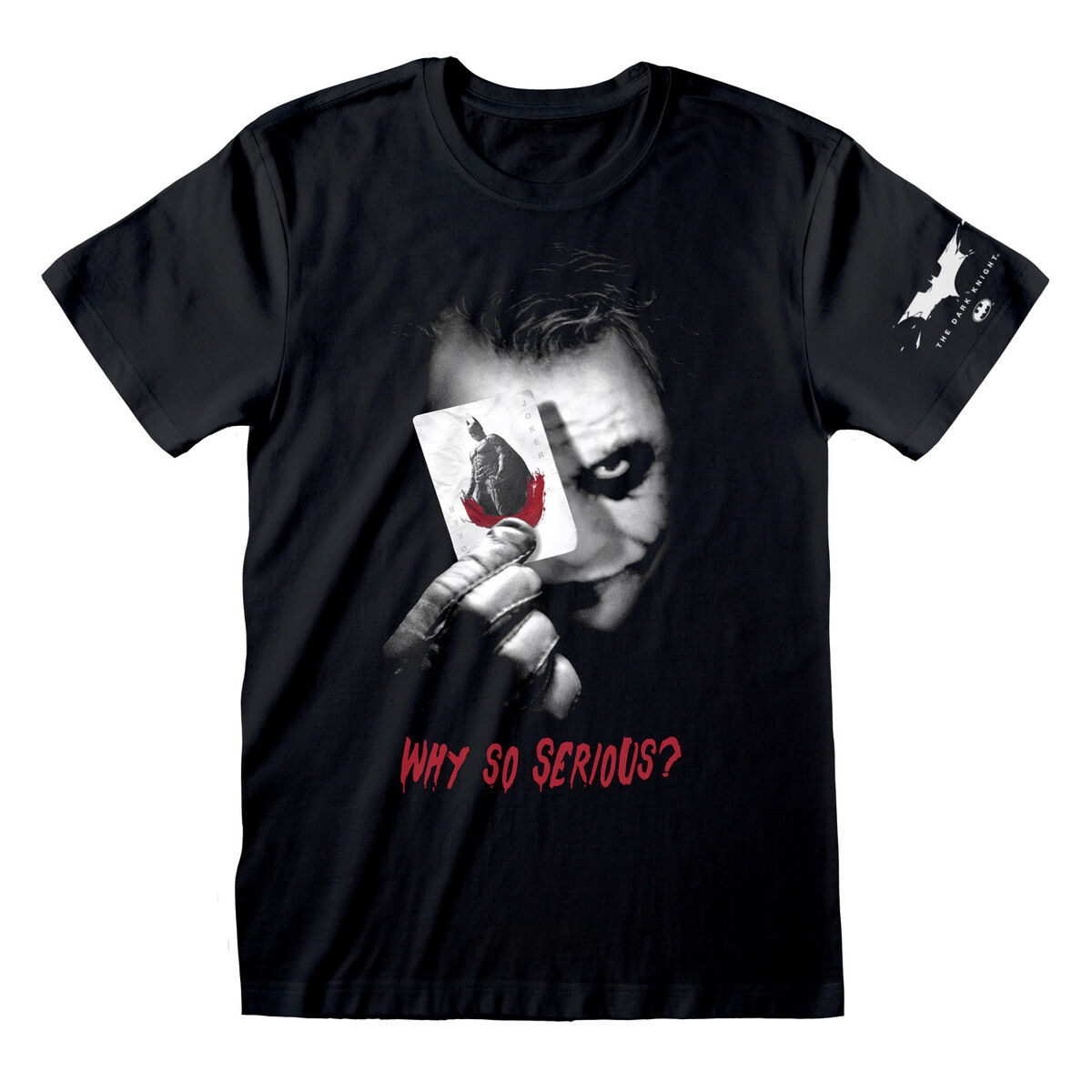 Maglia a Maniche Corte Unisex Batman Why So Serious Nero 2 D0801097_0