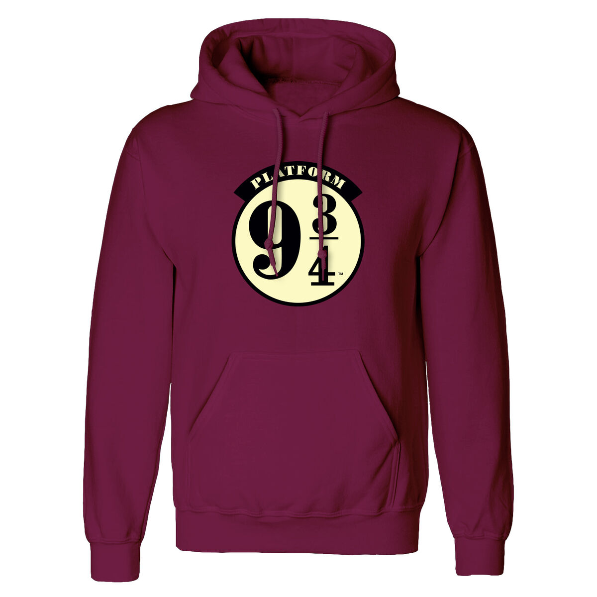 Felpa con Cappuccio Unisex Harry Potter Platform 9 and 3 Quarters Bordeaux 2 D0800431_0