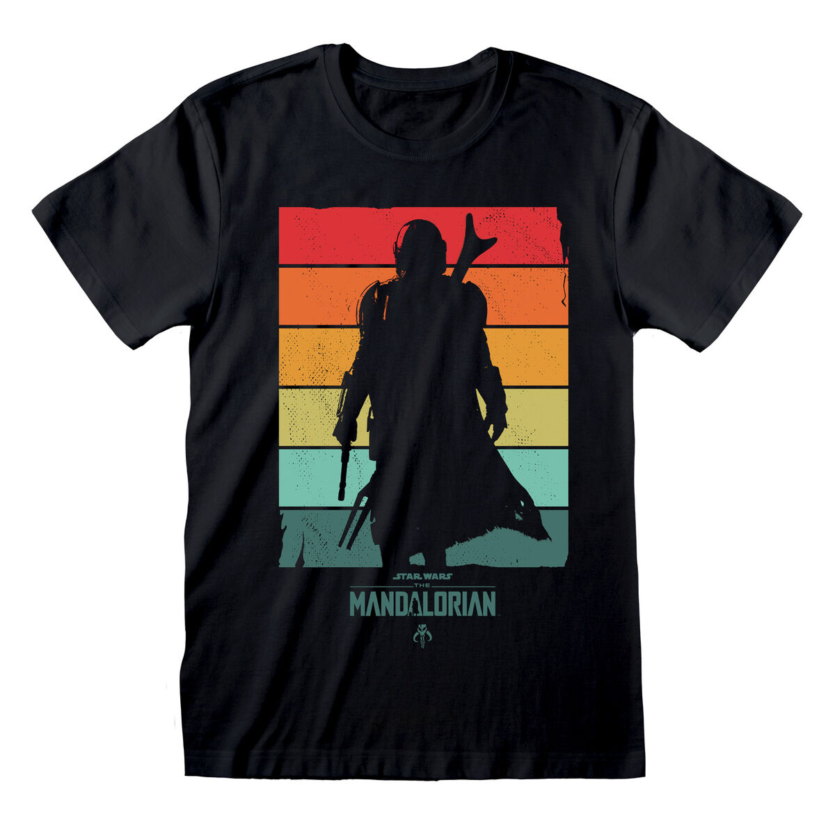 Maglia a Maniche Corte The Mandalorian Spectrum Nero Unisex 2 D0800468_0