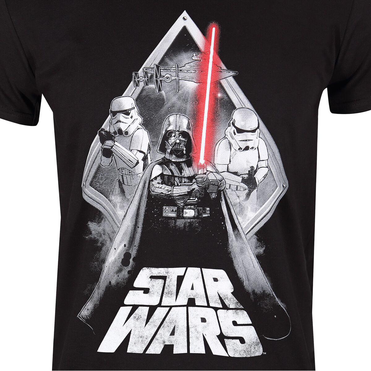 Maglia a Maniche Corte Star Wars Galaxy Portal Nero Unisex 3 D0800491_1