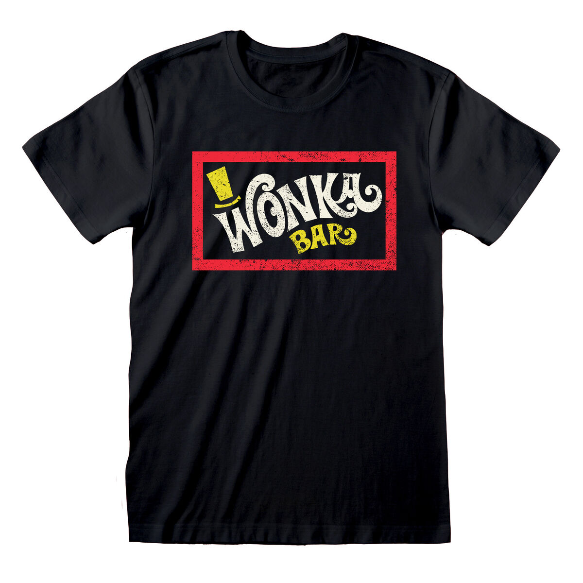 Maglia a Maniche Corte Unisex Willy Wonka Wonka Bar Nero 2 D0801099_0