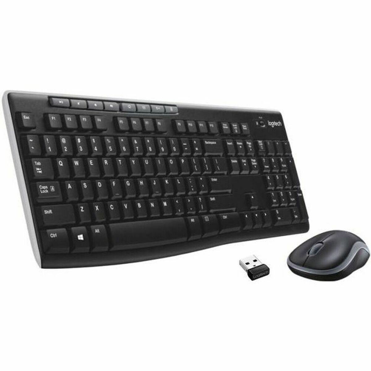 Tastiera e Mouse Wireless Logitech MK270 Francese Nero AZERTY 2 S7134001_0