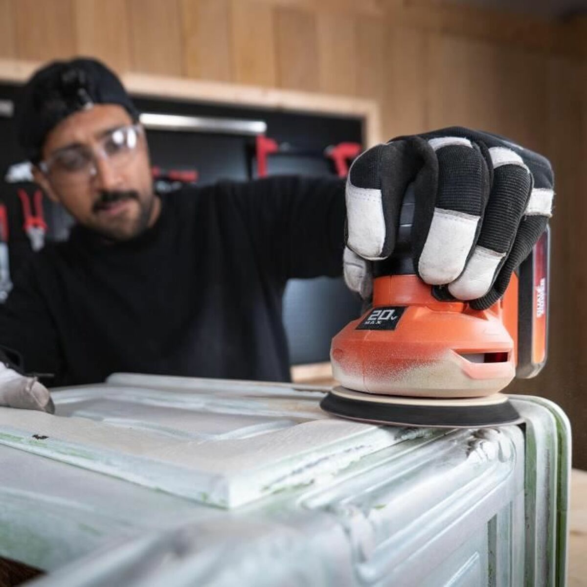 Levigatrice eccentrica Powerplus Dual Power Powdp50400 + G80 20 V Ø 125 mm 6 S7188040_4