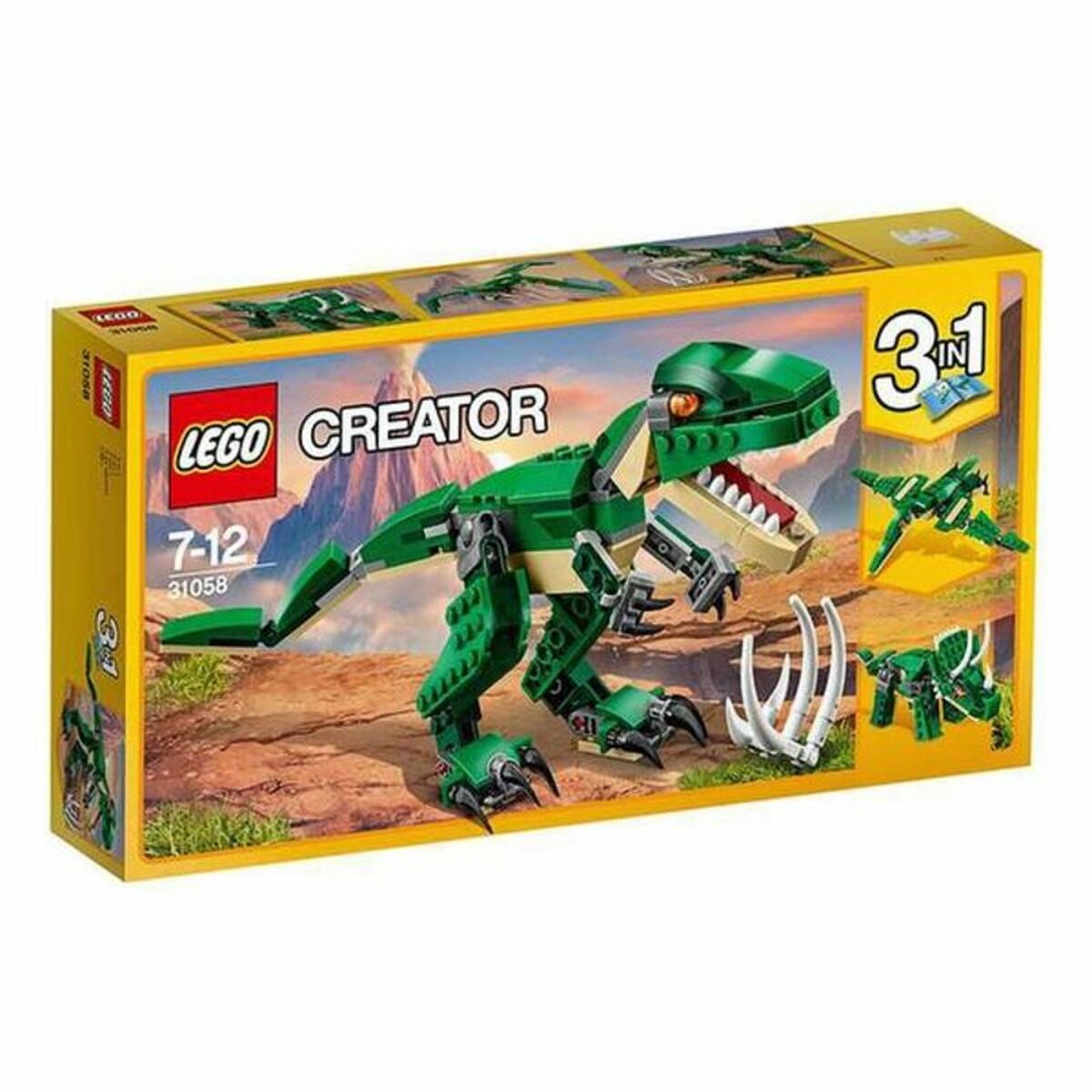 Set di Costruzioni Creator Mighty Dinosaurs Lego 31058 Azzurro Verde Multicolore 2 S7171498_0