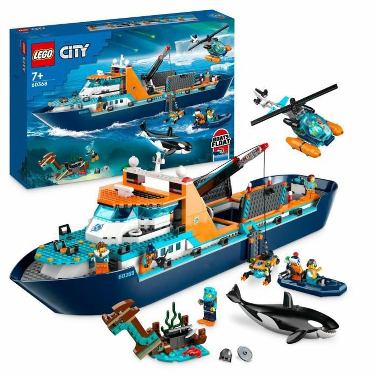 Set di Costruzioni Lego 60368 BARCO EXPLORADOR ÁRTICO Multicolore 2 S9140326_0