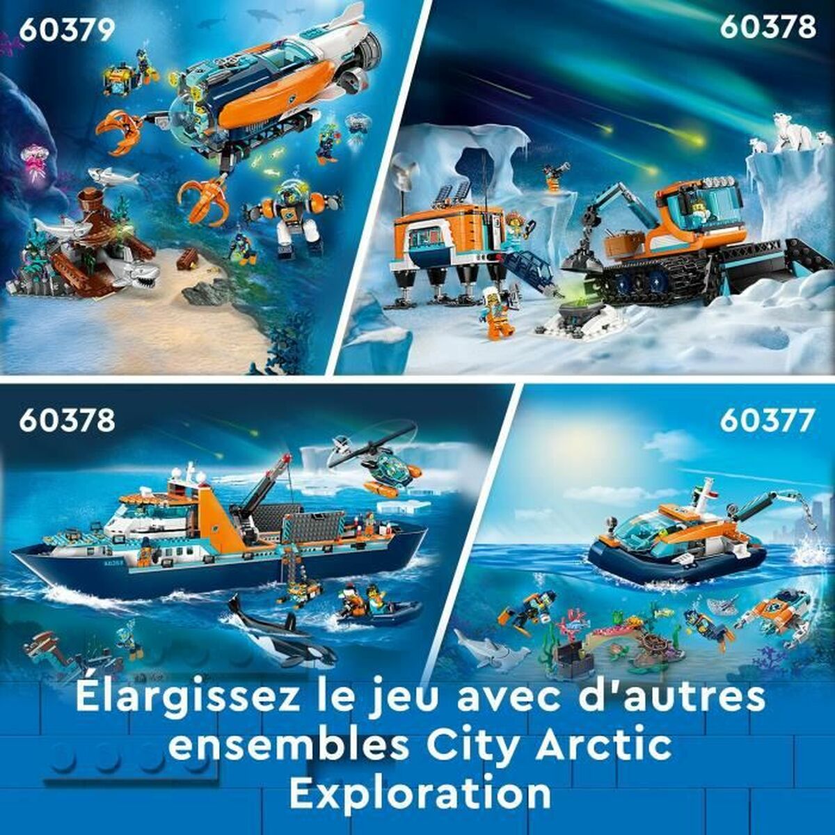 Set di Costruzioni Lego 60368 BARCO EXPLORADOR ÁRTICO Multicolore 5 S9140326_3