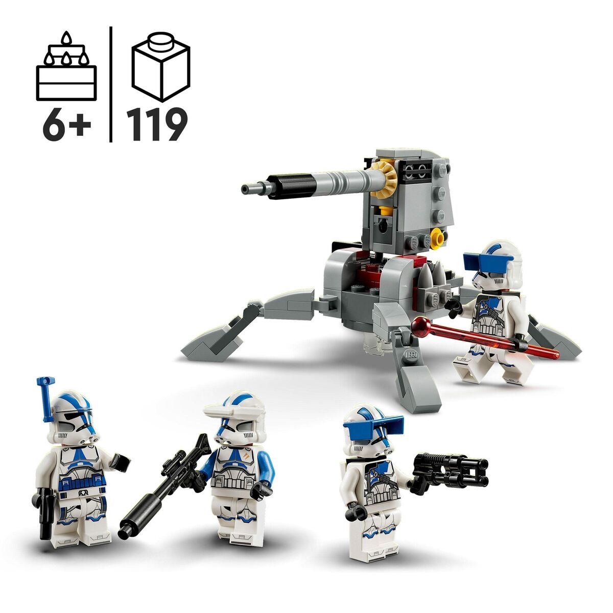 Set di Costruzioni Lego Star Wars 75345 Fighting Pack of the Troopers Clone of the 501st Legion 9 S7185574_7