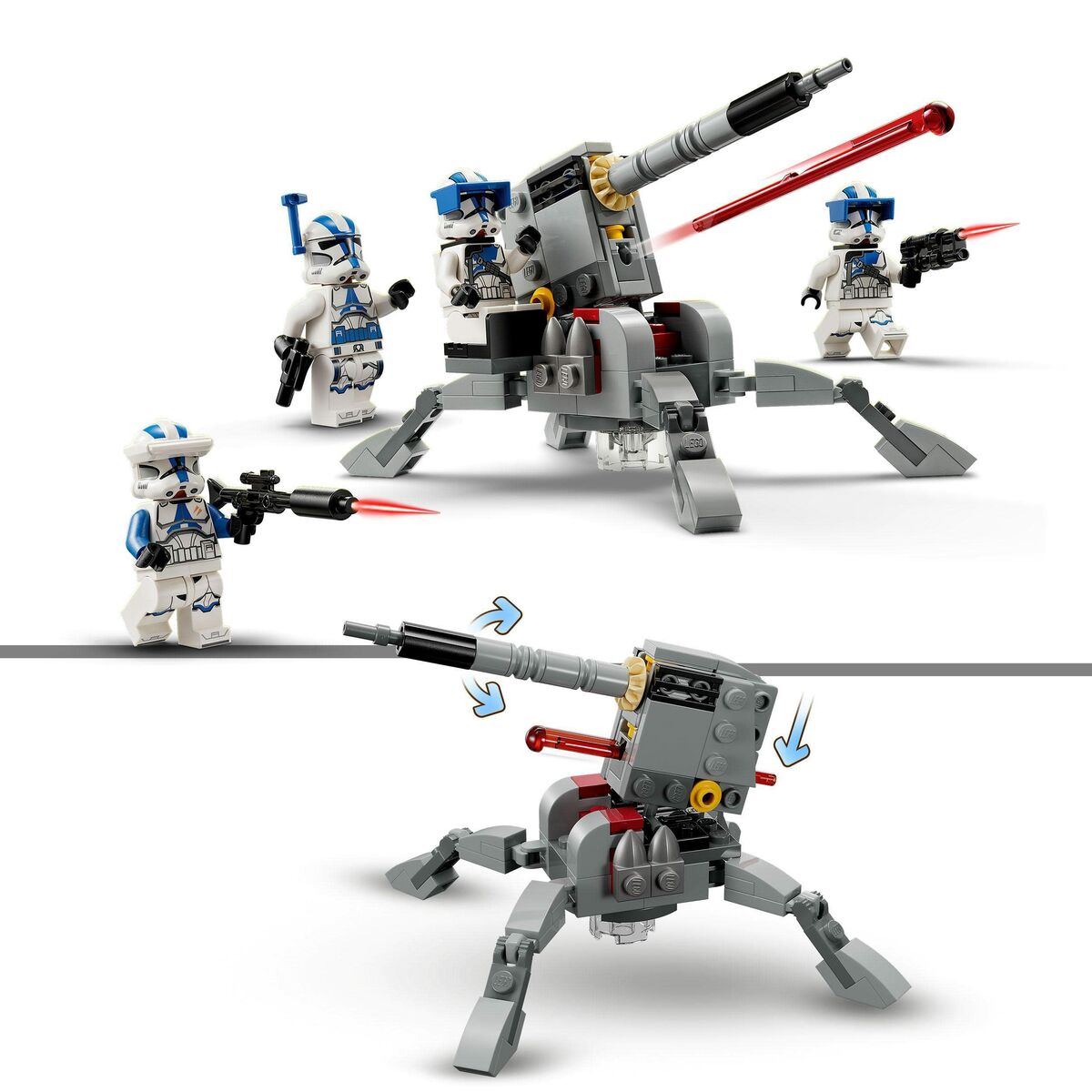 Set di Costruzioni Lego Star Wars 75345 Fighting Pack of the Troopers Clone of the 501st Legion 10 S7185574_8