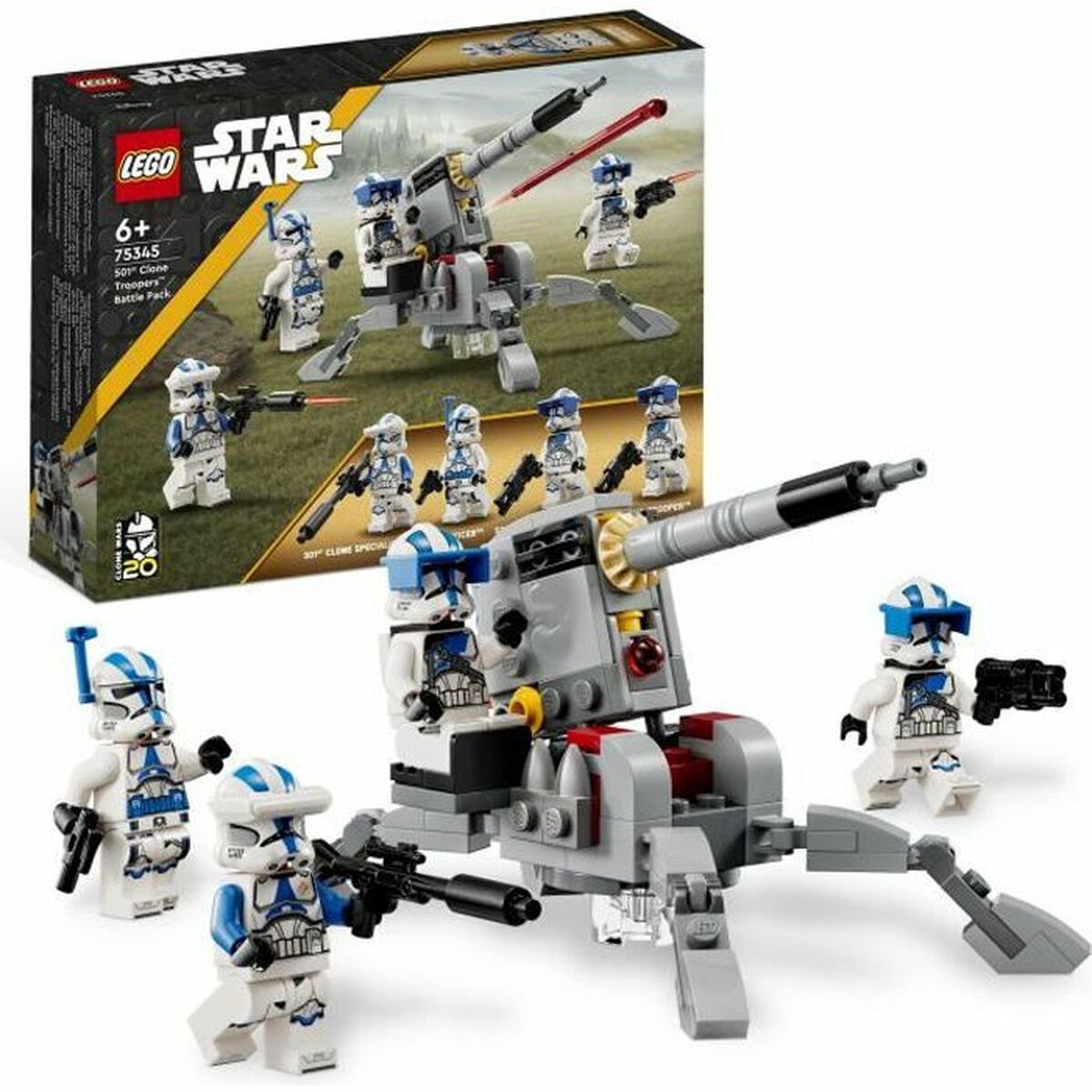 Set di Costruzioni Lego Star Wars 75345 Fighting Pack of the Troopers Clone of the 501st Legion 2 S7185574_0