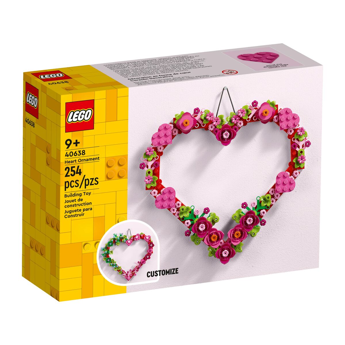 Set di Costruzioni Lego 40638 Heart Ornament Azzurro 254 piezas 3 S71011182_1