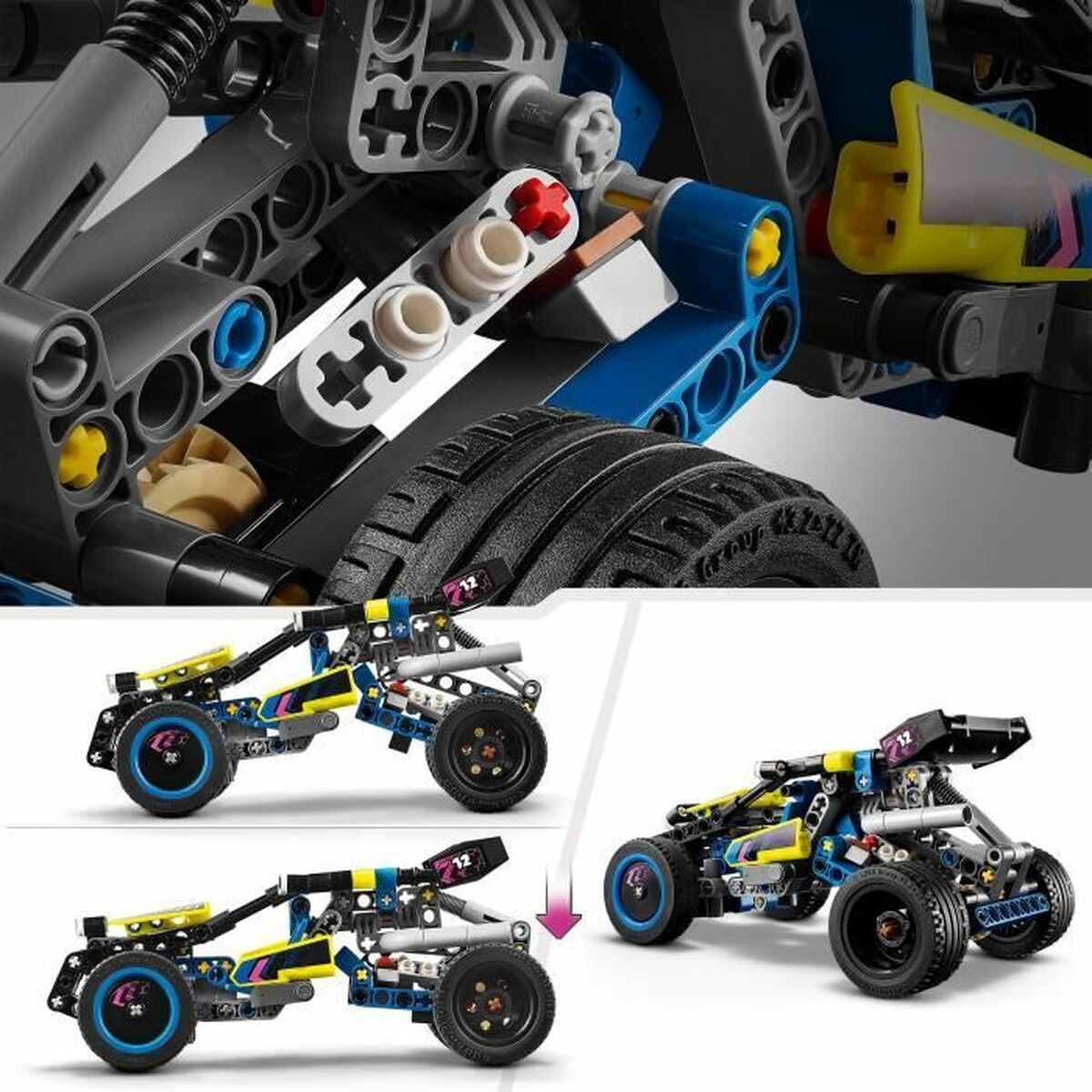 Set di Costruzioni Lego 42164 Off-Road Racing Buggy Multicolore 5 S7196183_3
