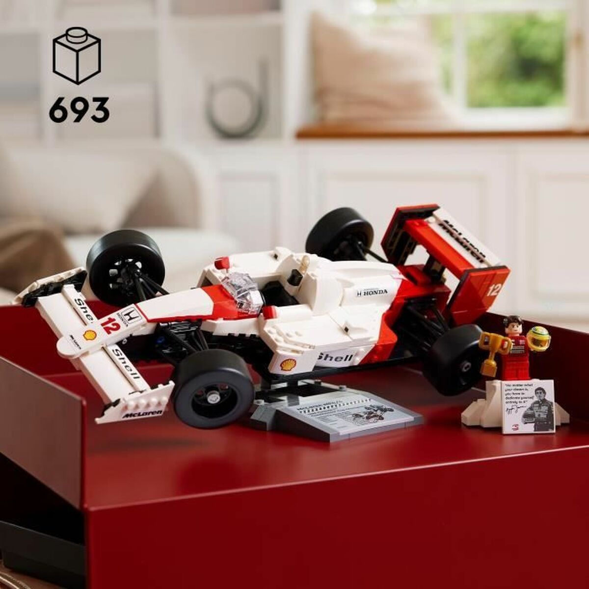 Set di Costruzioni Lego McLaren MP4/4 y Ayrton Senna Multicolore 693 Pezzi 3 S9198024_1