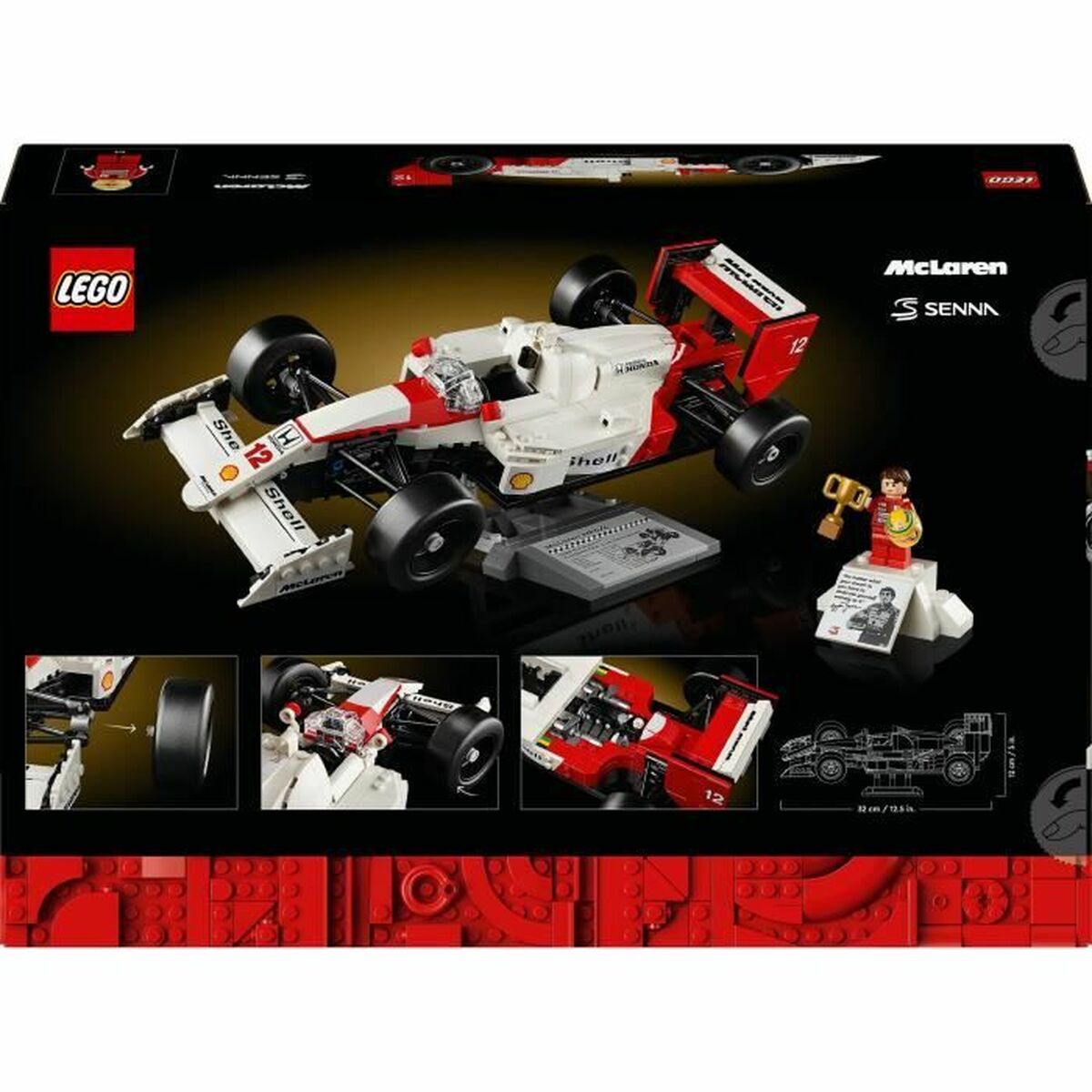 Set di Costruzioni Lego McLaren MP4/4 y Ayrton Senna Multicolore 693 Pezzi 7 S9198024_5