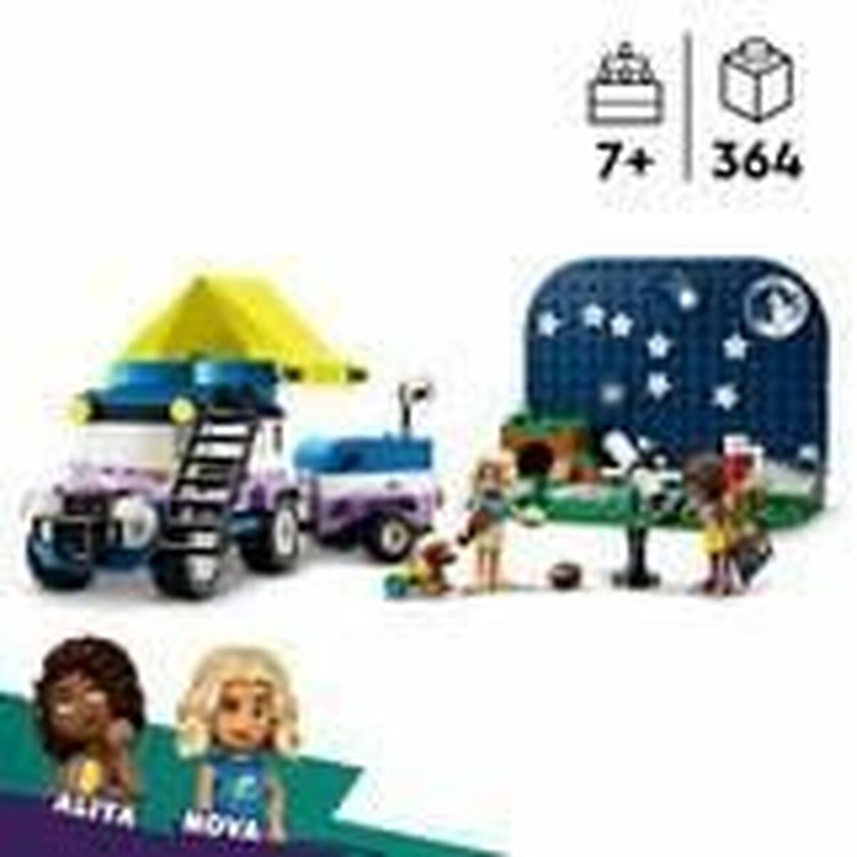 Set di Costruzioni Lego 42603 Friends Stargazing Campervan Multicolore 3 S7196039_1