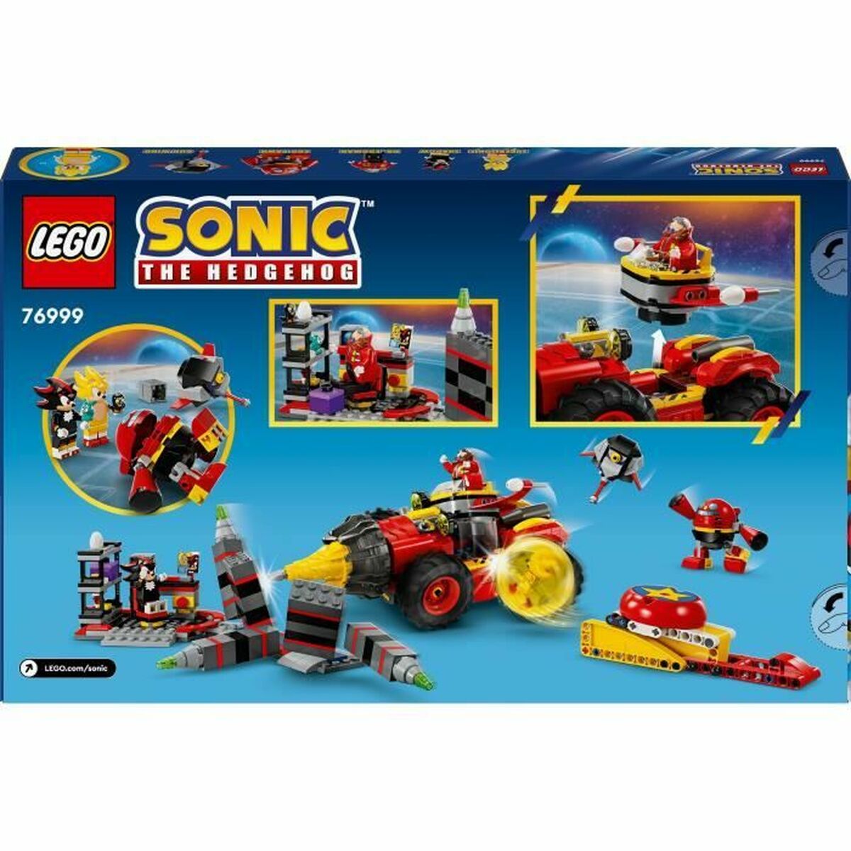 Set di Costruzioni Lego Sonic the Hedgehog 76999 Super Sonic vs. Egg Drillster 590 Pezzi 7 S71007031_5