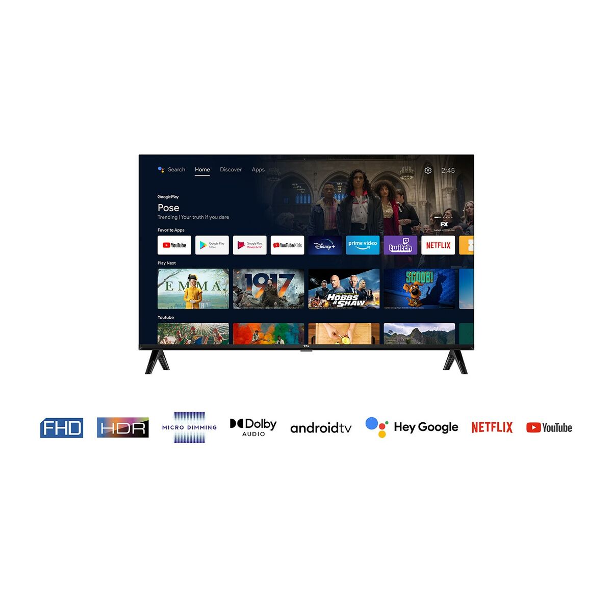 Smart TV TCL S54 Series 32S5400AF 32" Full HD LED HDR D-LED HDR10 Direct-LED 9 S9133948_7