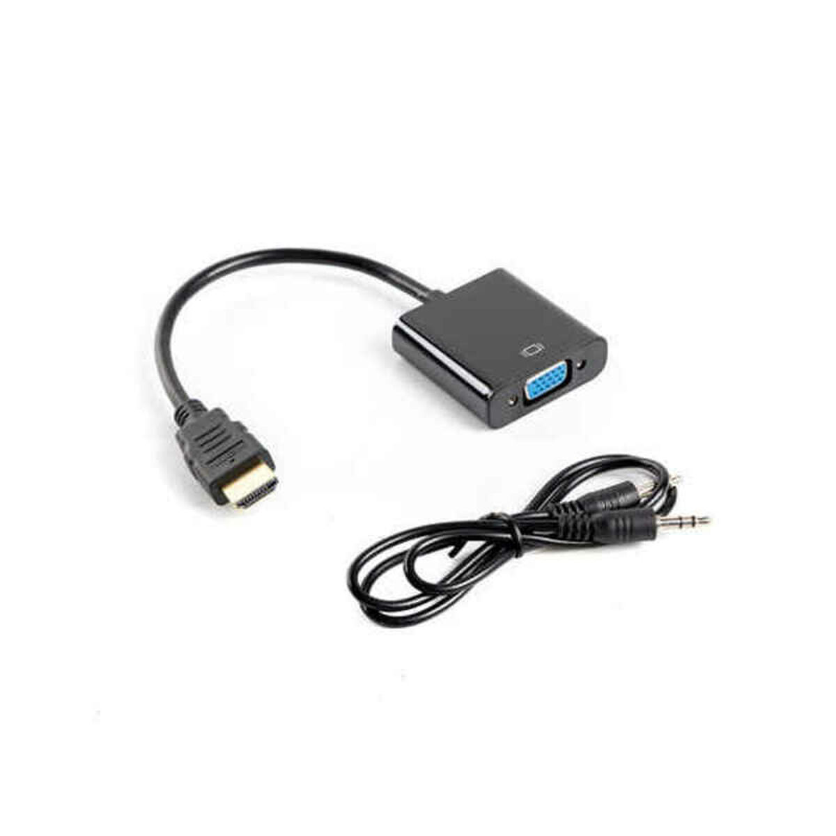 Adattatore HDMI con VGA Lanberg AD-0017-BK Nero 2 S5604065_0