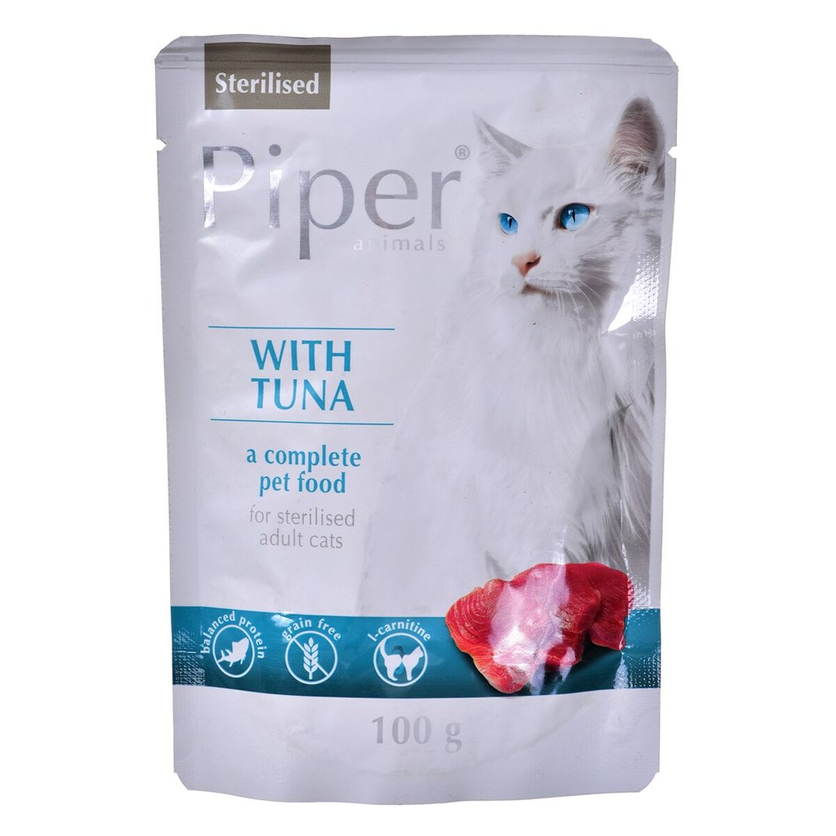 Cibo per gatti Dolina Noteci Piper Animals Tonno 100 g 100 L 2 S9110025_0