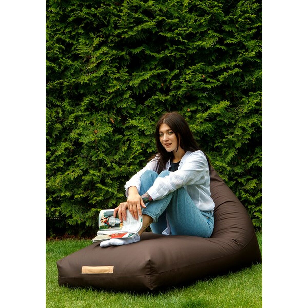 Puff GO GIFT Bronce Oxford tejido antidesgarros 4 S9143273_2