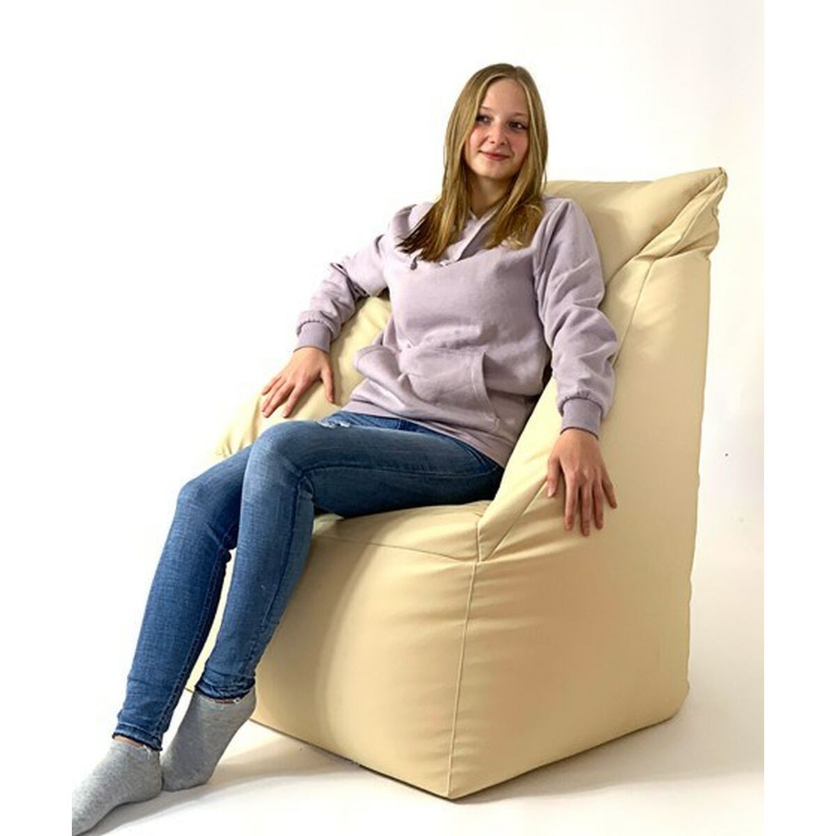 Puff GO GIFT Crema Oxford tejido antidesgarros 3 S9143271_1