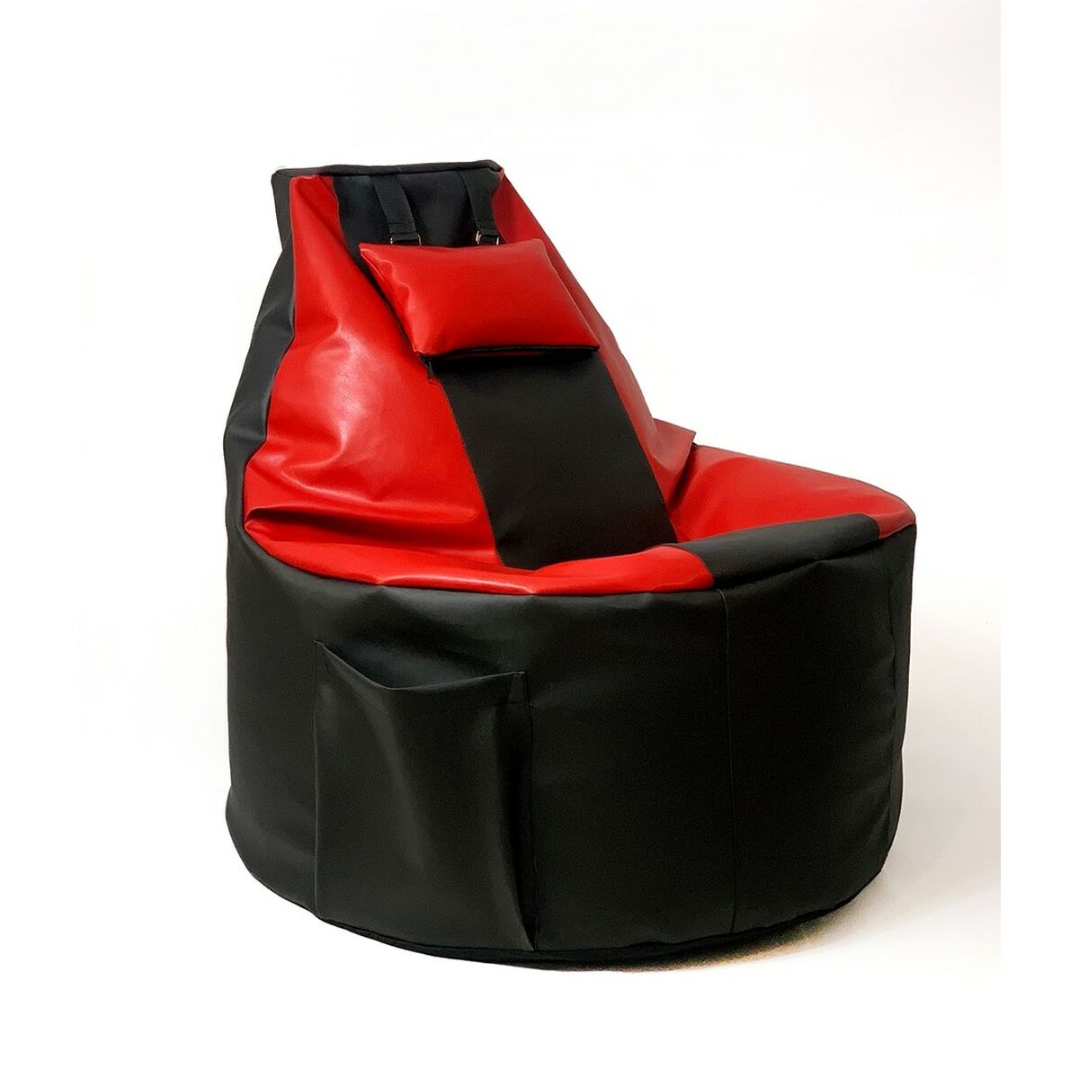 Puff GO GIFT Nero Rosso Crema Bronce Ecopelle 130 x 90 cm 4 S9139963_2