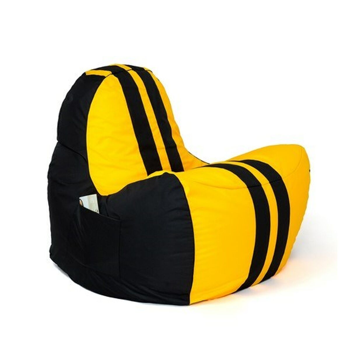 Puff GO GIFT Giallo Nero Oxford tejido antidesgarros 140 x 100 x 100 cm 140 x 100 cm 2 S9143260_0