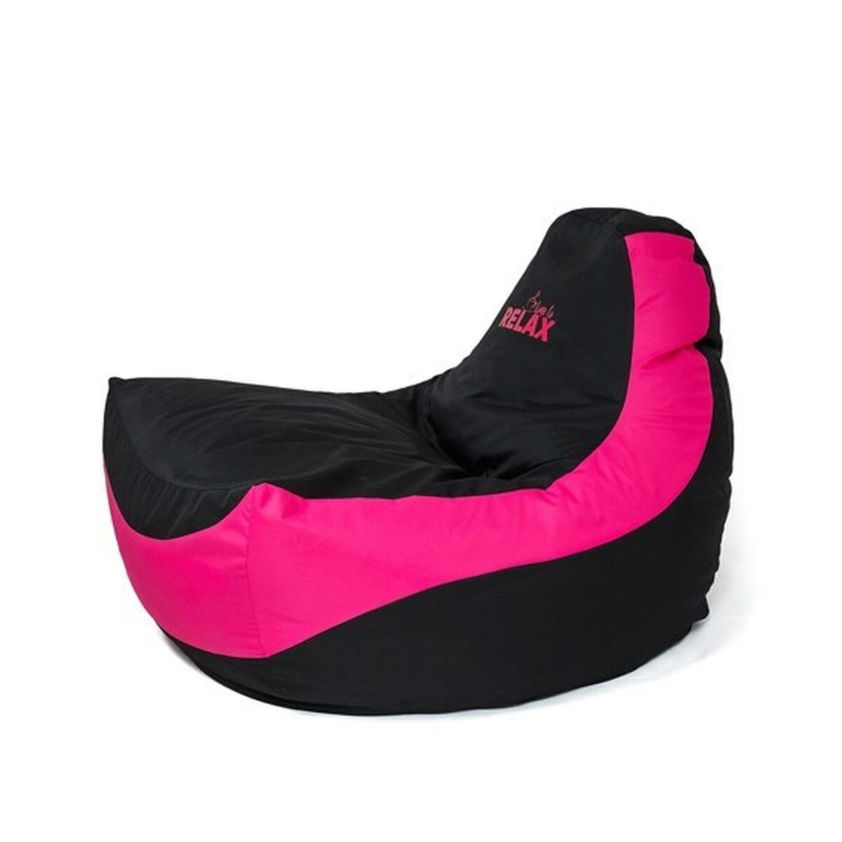 Puff GO GIFT Nero Rosa Oxford tejido antidesgarros 140 x 100 x 100 cm 140 x 100 cm 2 S9143253_0