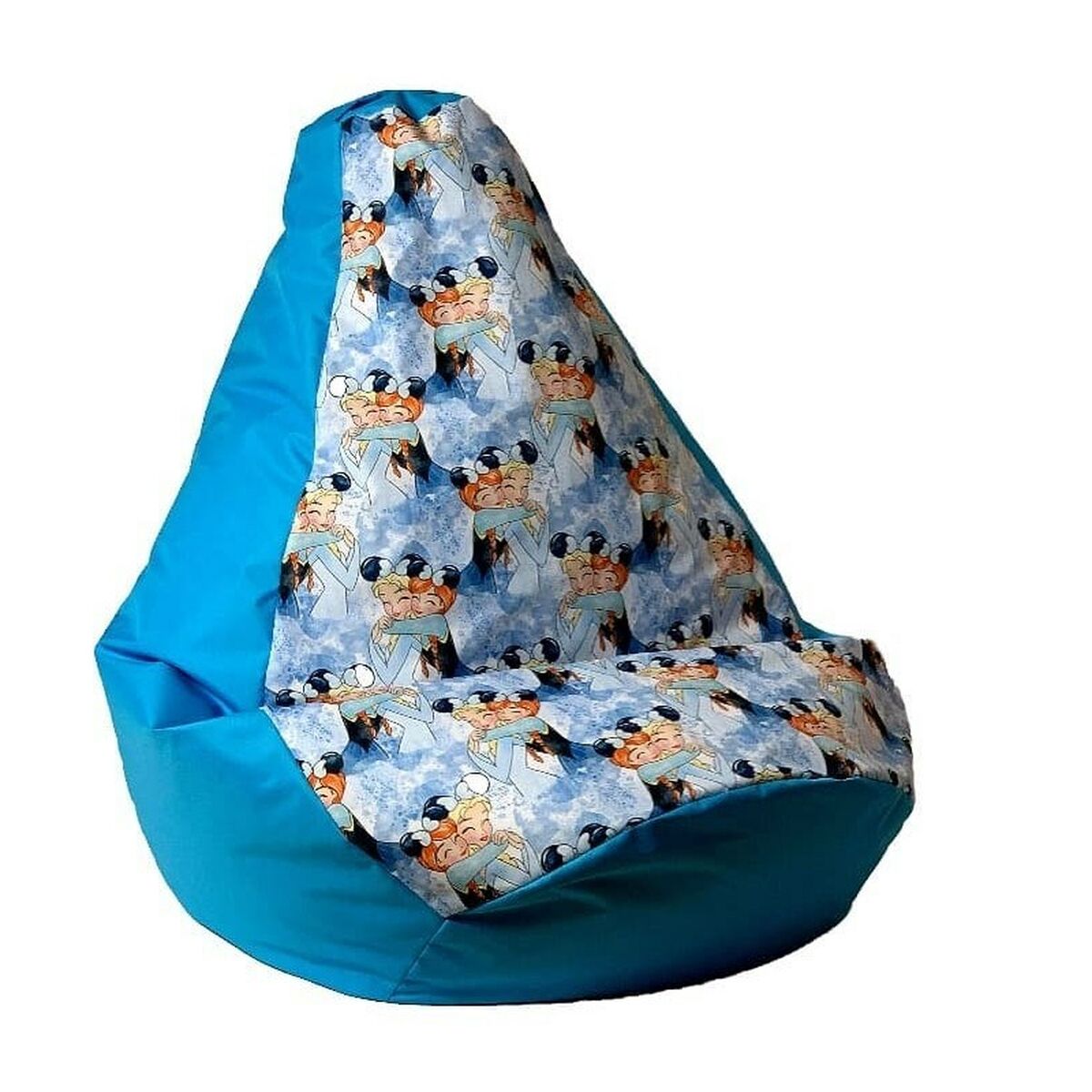 Puff GO GIFT Azzurro 105 x 80 cm Pera 2 S9143097_0