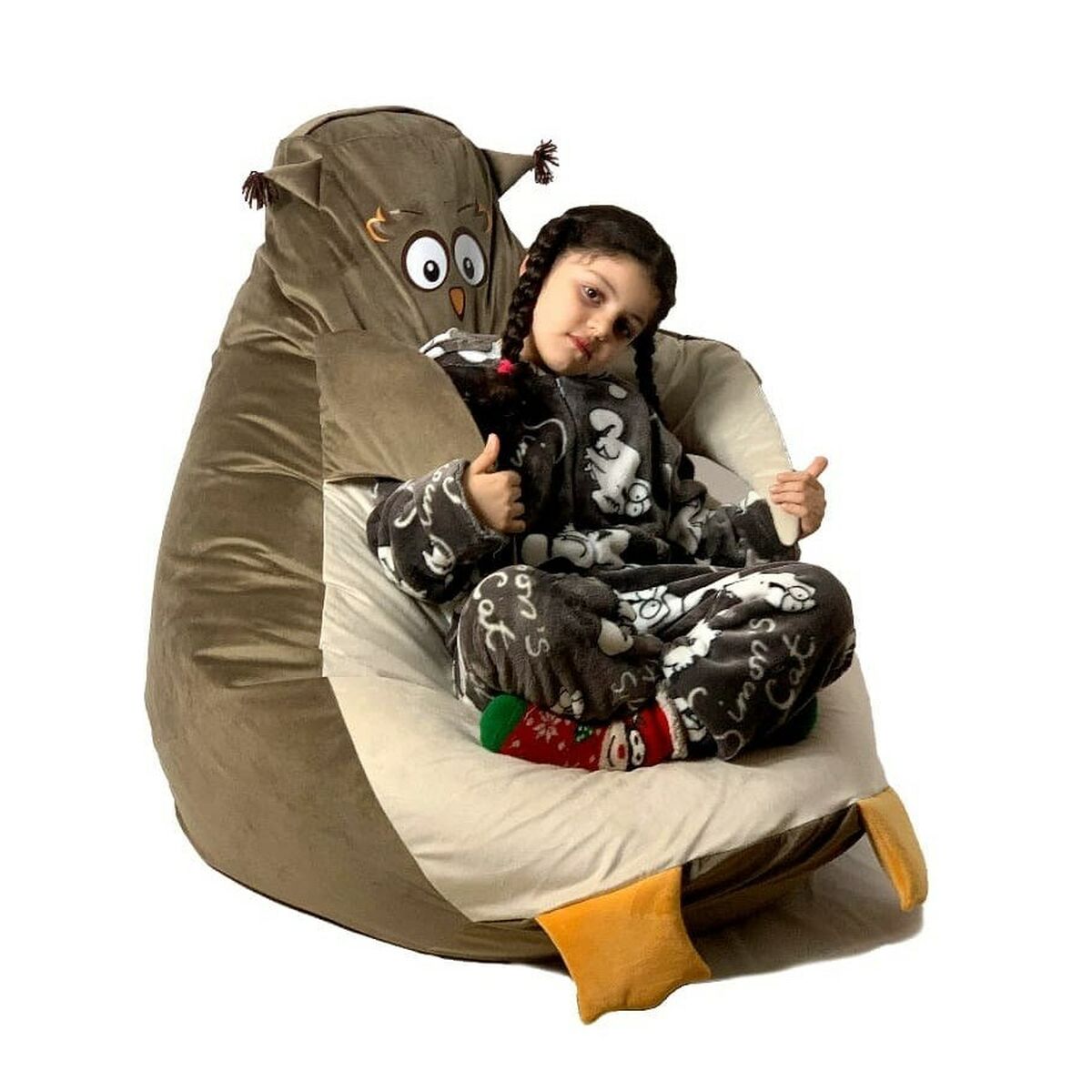 Puff GO GIFT Beige Bronce Oxford 105 x 80 cm 4 S9143058_2