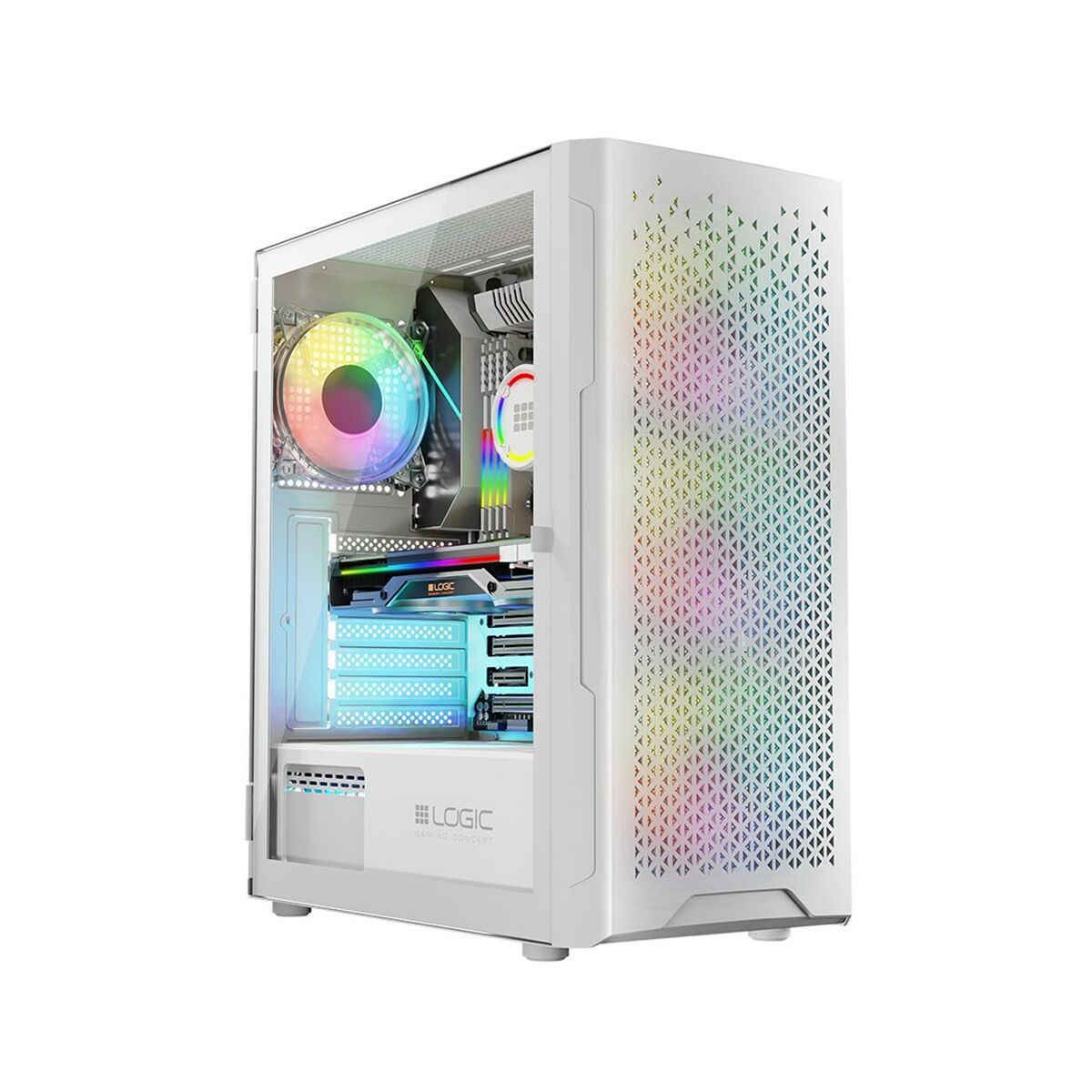 Case computer desktop ATX Logic ARAMIS ARGB Bianco 2 S9140373_0