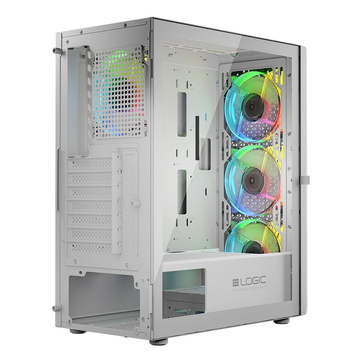 Case computer desktop ATX Logic ARAMIS ARGB Bianco 6 S9140373_4