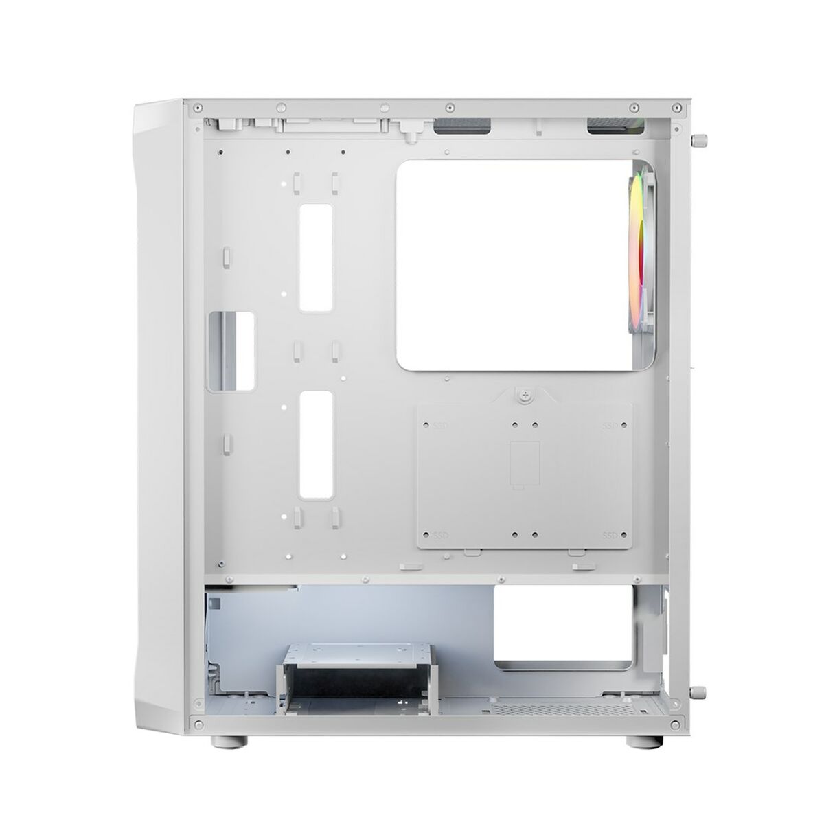 Case computer desktop ATX Logic PORTOS ARGB Bianco Nero 5 S9140371_3