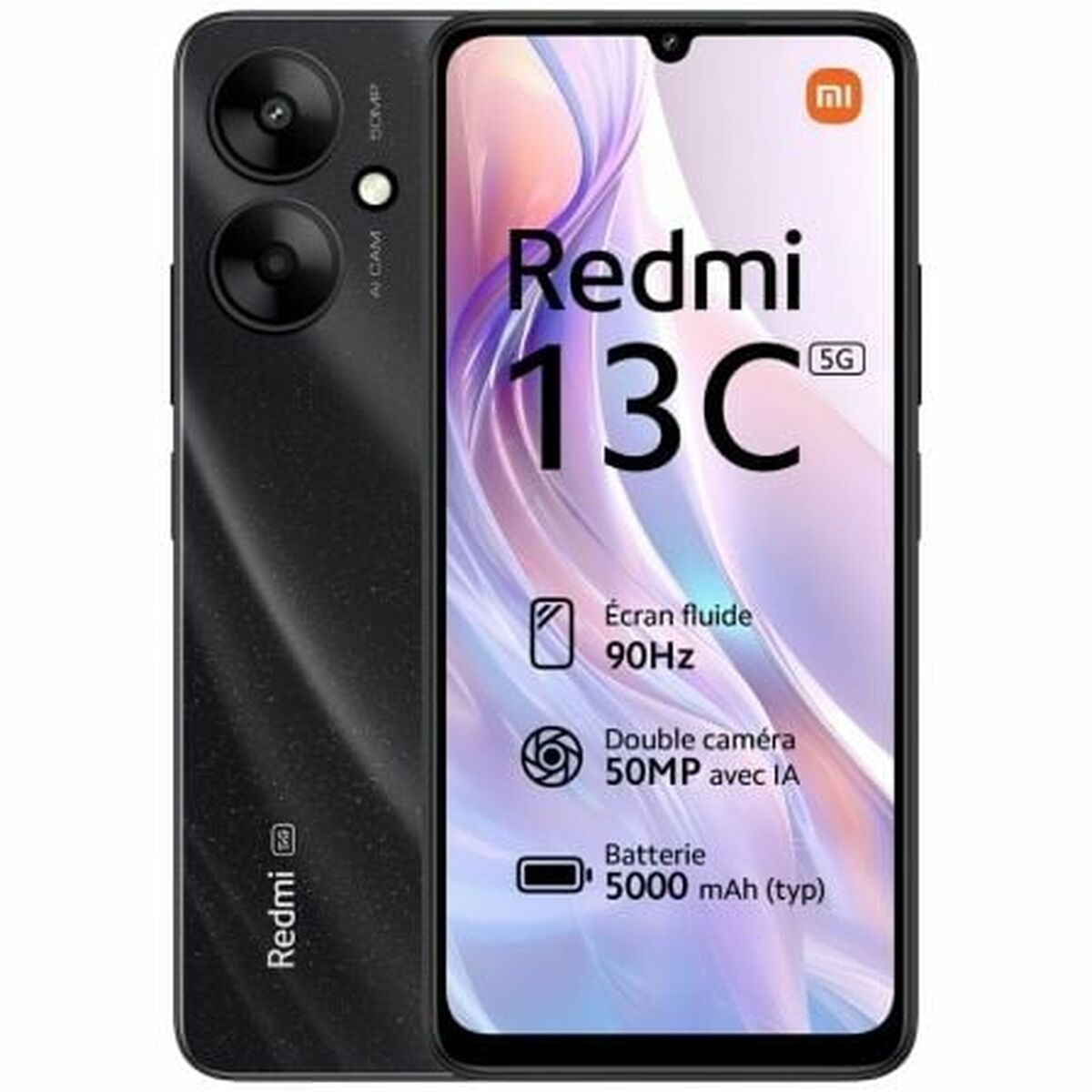 Smartphone Xiaomi Redmi 13C 5G 6,74" Mediatek Dimensity 6100+ 4 GB RAM 128 GB Nero 2 M0804347_0