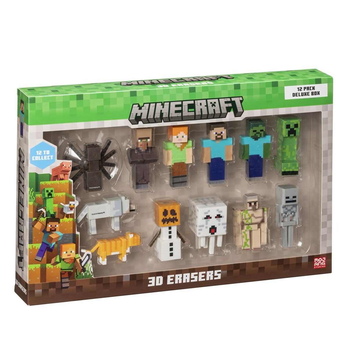 Set di gomme 3D Minecraft MC4080 12 Pezzi 2 S91112189_0