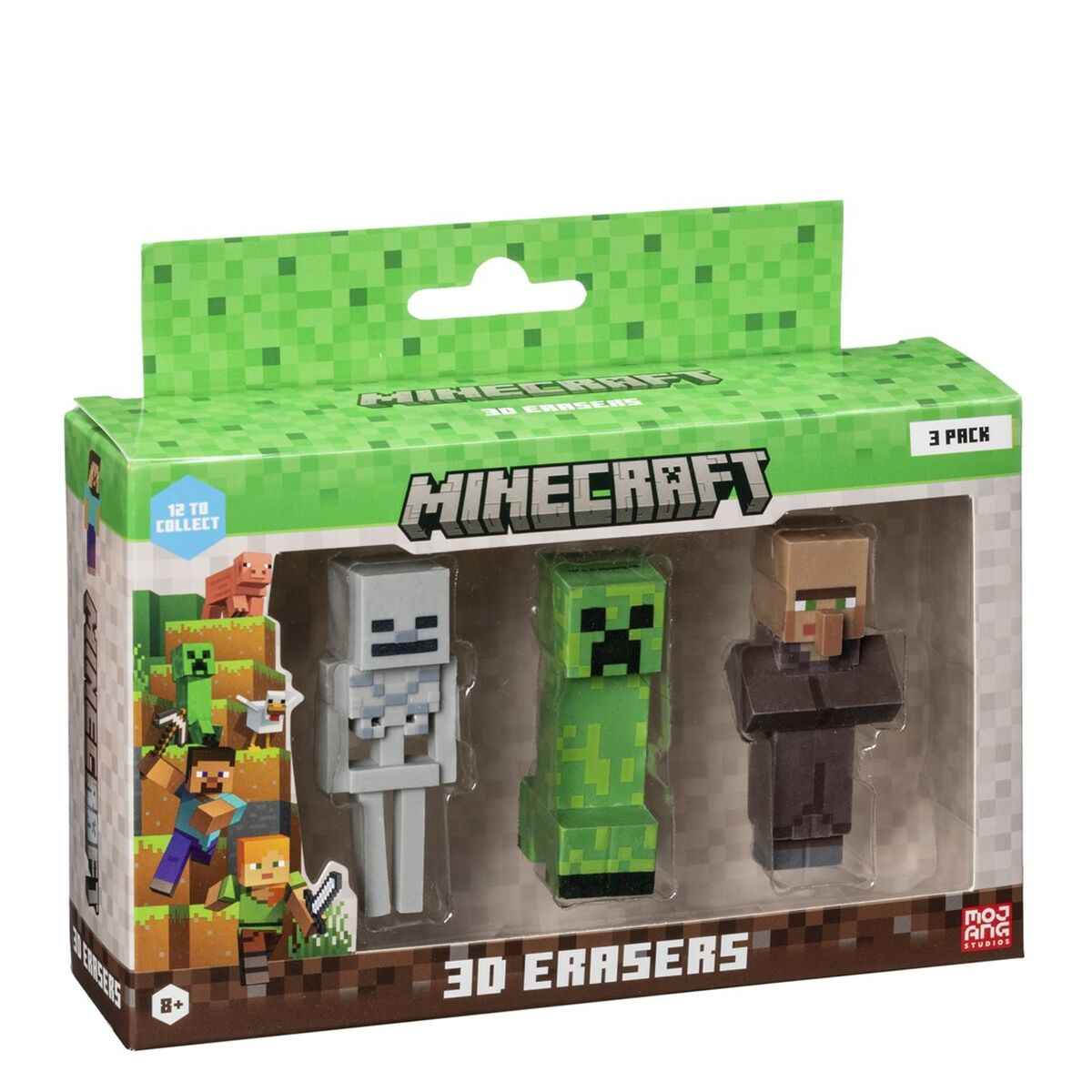 Set di gomme 3D Minecraft MC4021D 3 Pezzi 2 S91112193_0