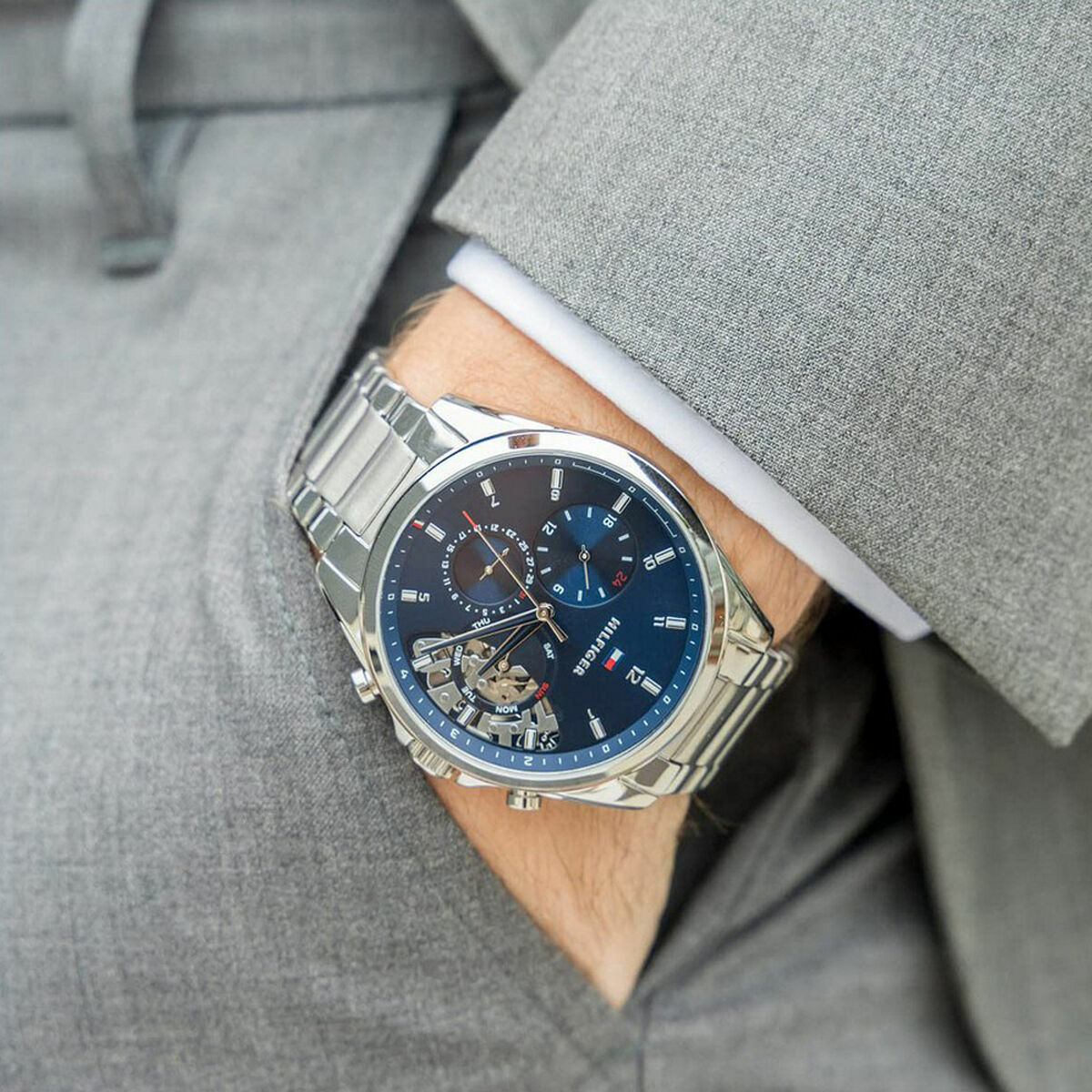 Orologio Uomo Tommy Hilfiger 1710448 Argentato 6 S7285766_4