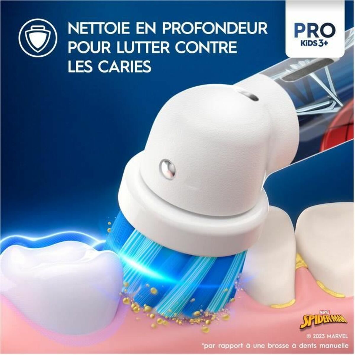 Spazzolino da Denti Elettrico Oral-B D100 KIDS Azzurro Multicolore 8 S71004140_6