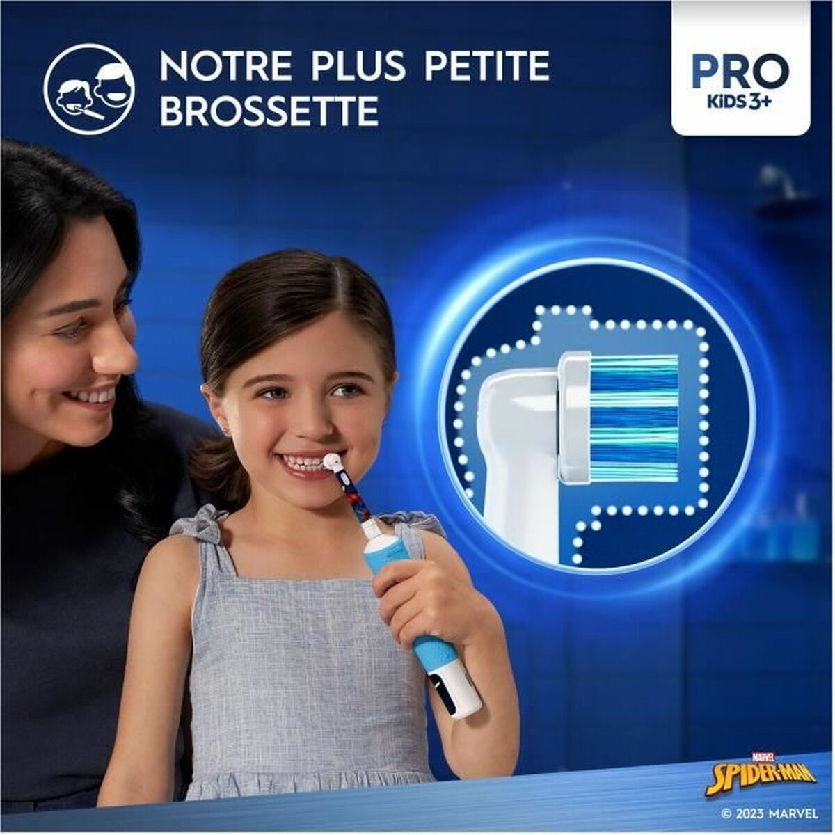 Spazzolino da Denti Elettrico Oral-B D100 KIDS Azzurro Multicolore 9 S71004140_7