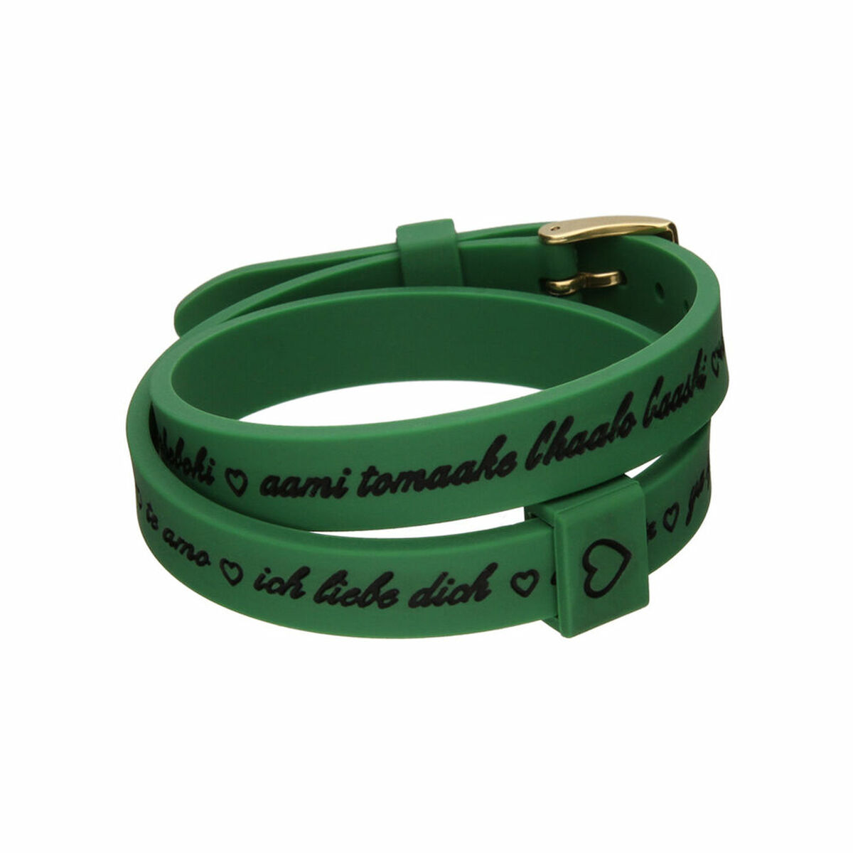 Bracciale Donna il mezzometro I LOVE YOU GOLD - BRACCIALE IN SILICONE/SILICONE BRACELET 2 S7214438_0