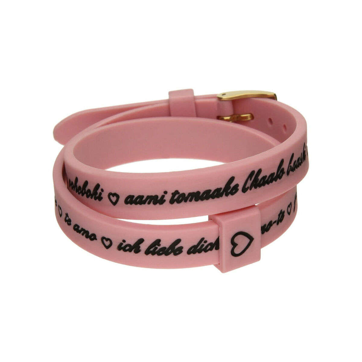 Bracciale Donna il mezzometro I LOVE YOU GOLD - BRACCIALE IN SILICONE/SILICONE BRACELET 2 S7214446_0
