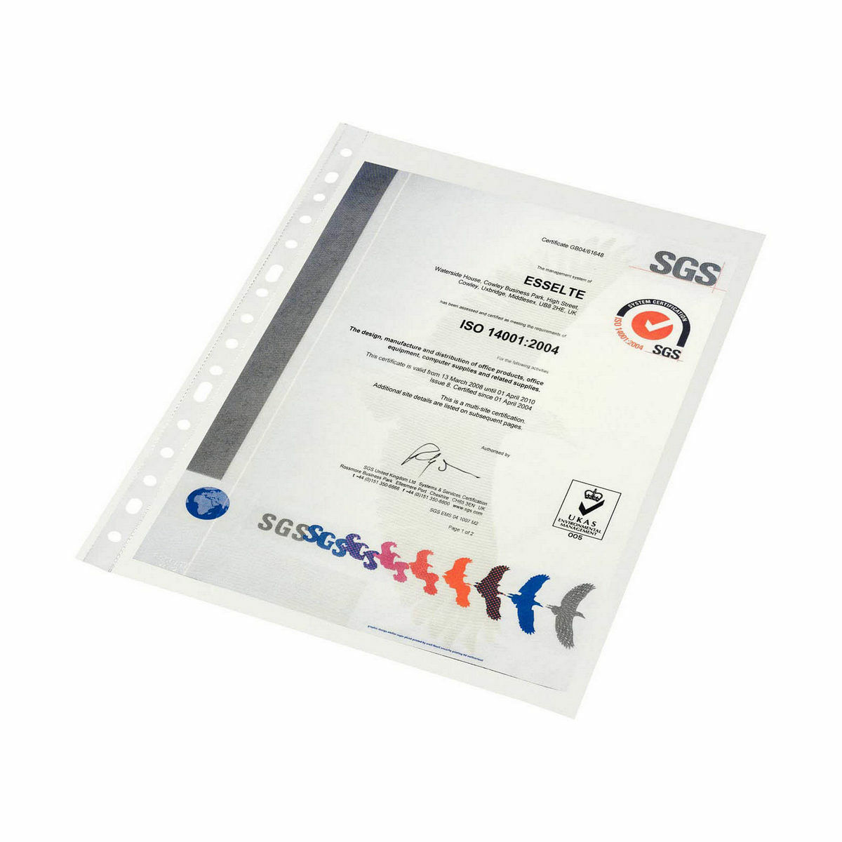 Custodie Esselte Trasparente A4 polipropilene 4 M0900352_2