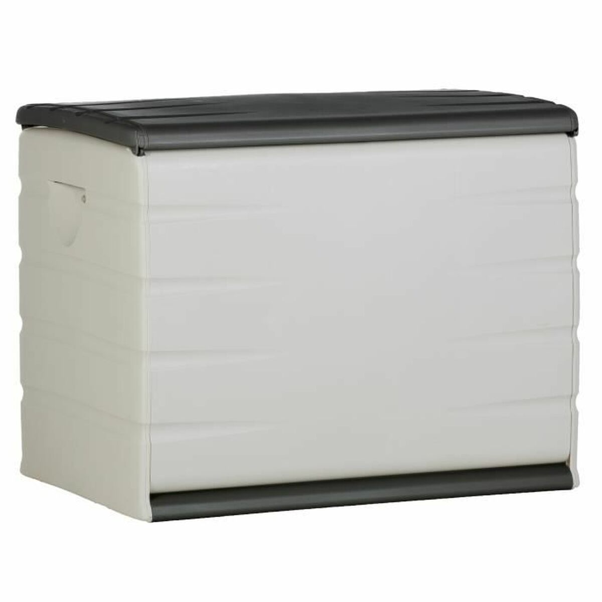 Cassapanca da esterno Plastiken Nero Resina 80 x 61 x 53 cm 2 S7185851_0