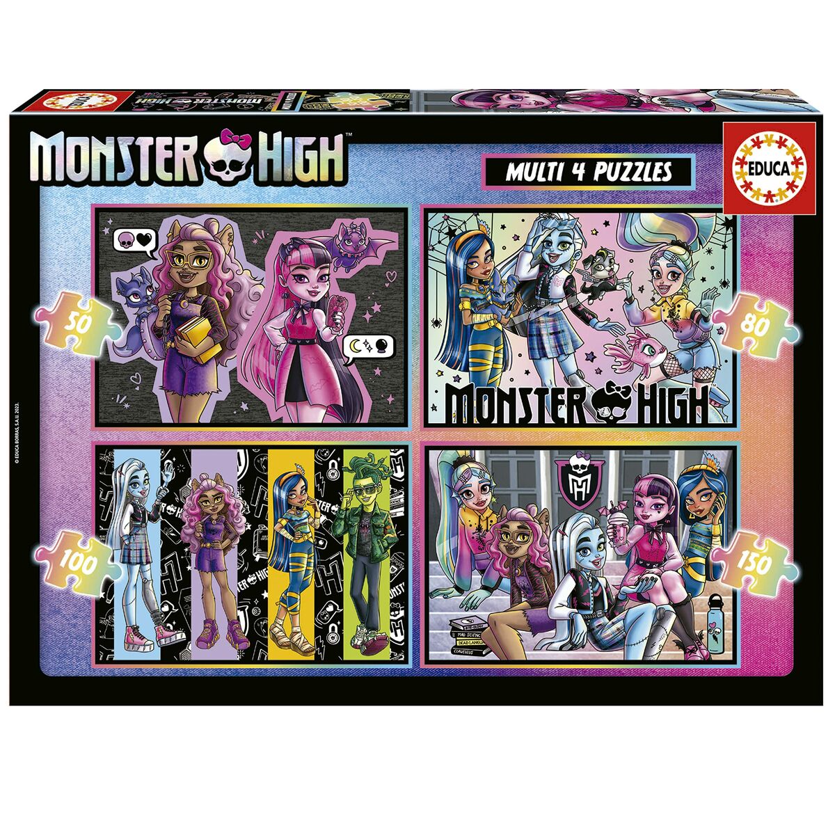 Puzzle Educa Monster High Multipuzzle 2 S71000241_0