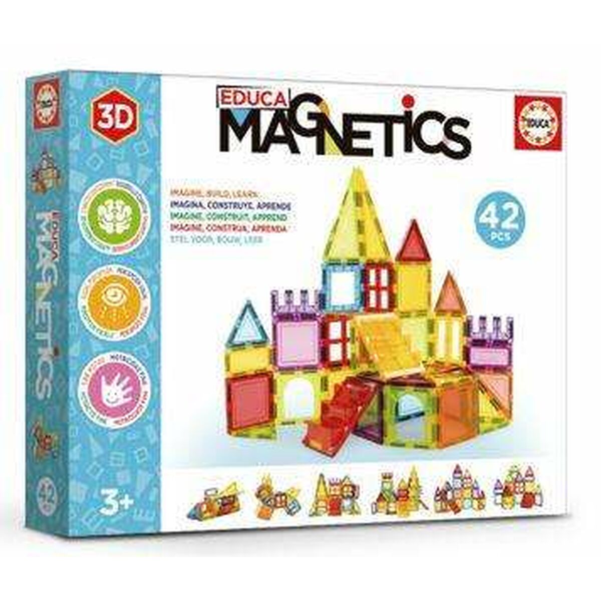 Set di Costruzioni Educa Magnetics Magnetico 42 Pezzi 2 S2436225_0