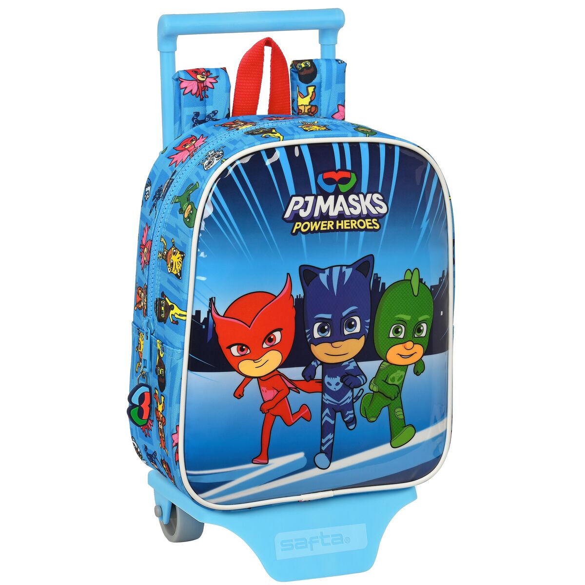 Trolley per la Scuola PJ Masks Azzurro 22 x 27 x 10 cm 2 S4308510_0