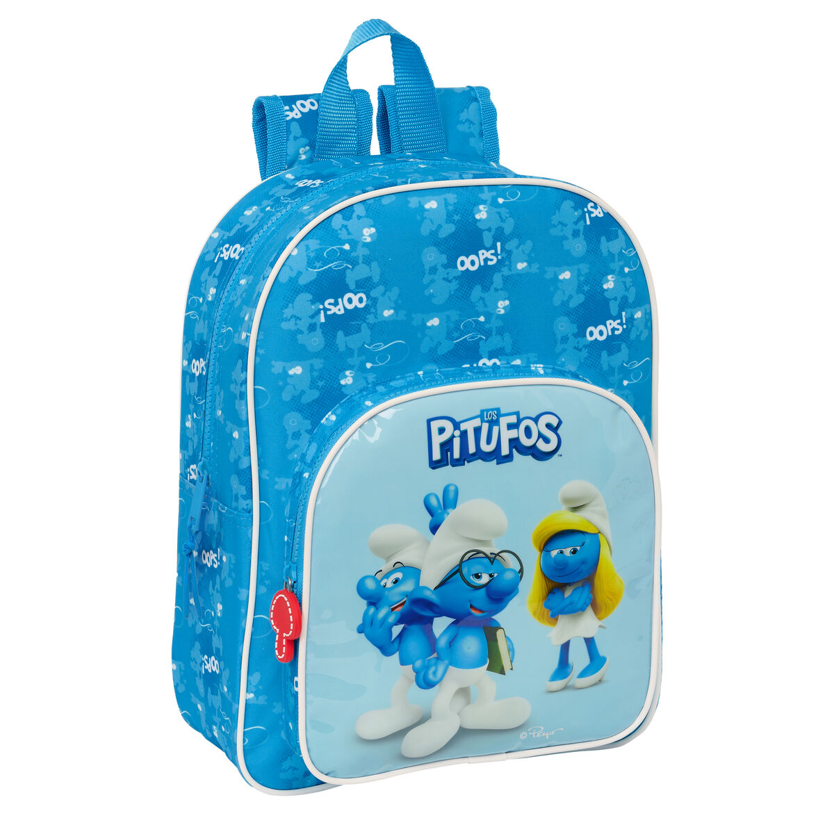 Zaino Scuola Los Pitufos Azzurro 26 x 34 x 11 cm 2 S4309574_0