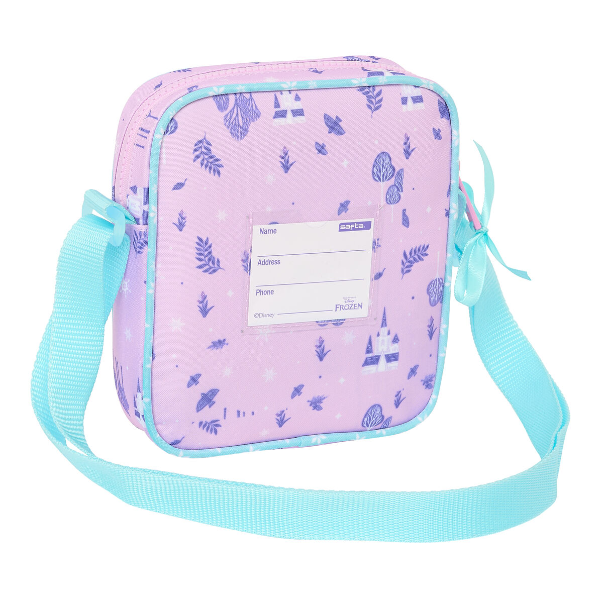 Borsa a Tracolla Frozen Cool days Violetta Blu cielo 16 x 18 x 4 cm 4 S4310614_2