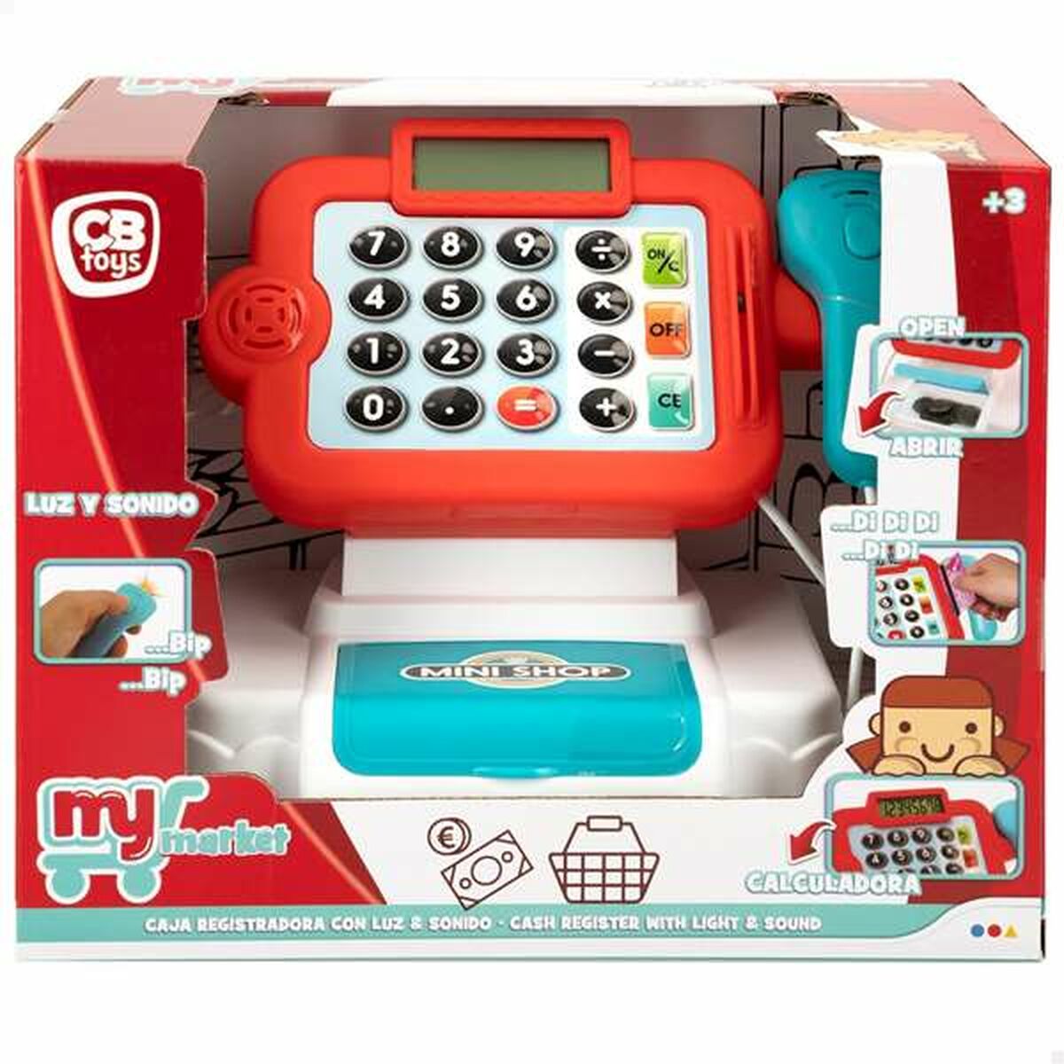 Registratore di Cassa a Giocattolo Colorbaby MyMarket 2 S2455291_0