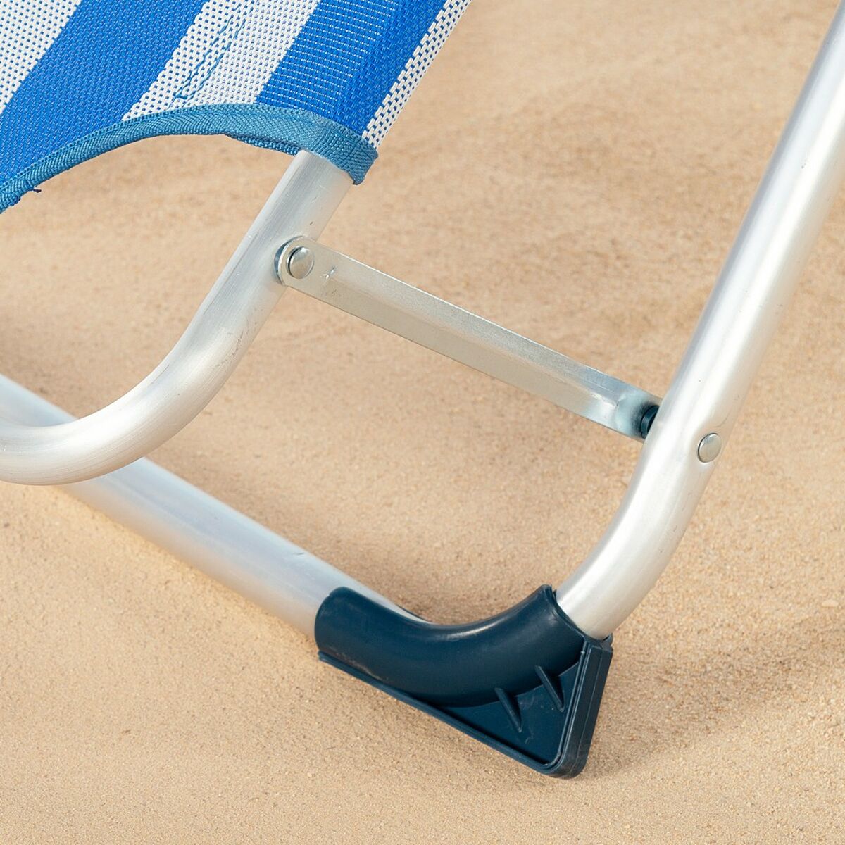 Lettino reclinabile Aktive A strisce 153 x 33 x 47 cm 6 S8902385_4