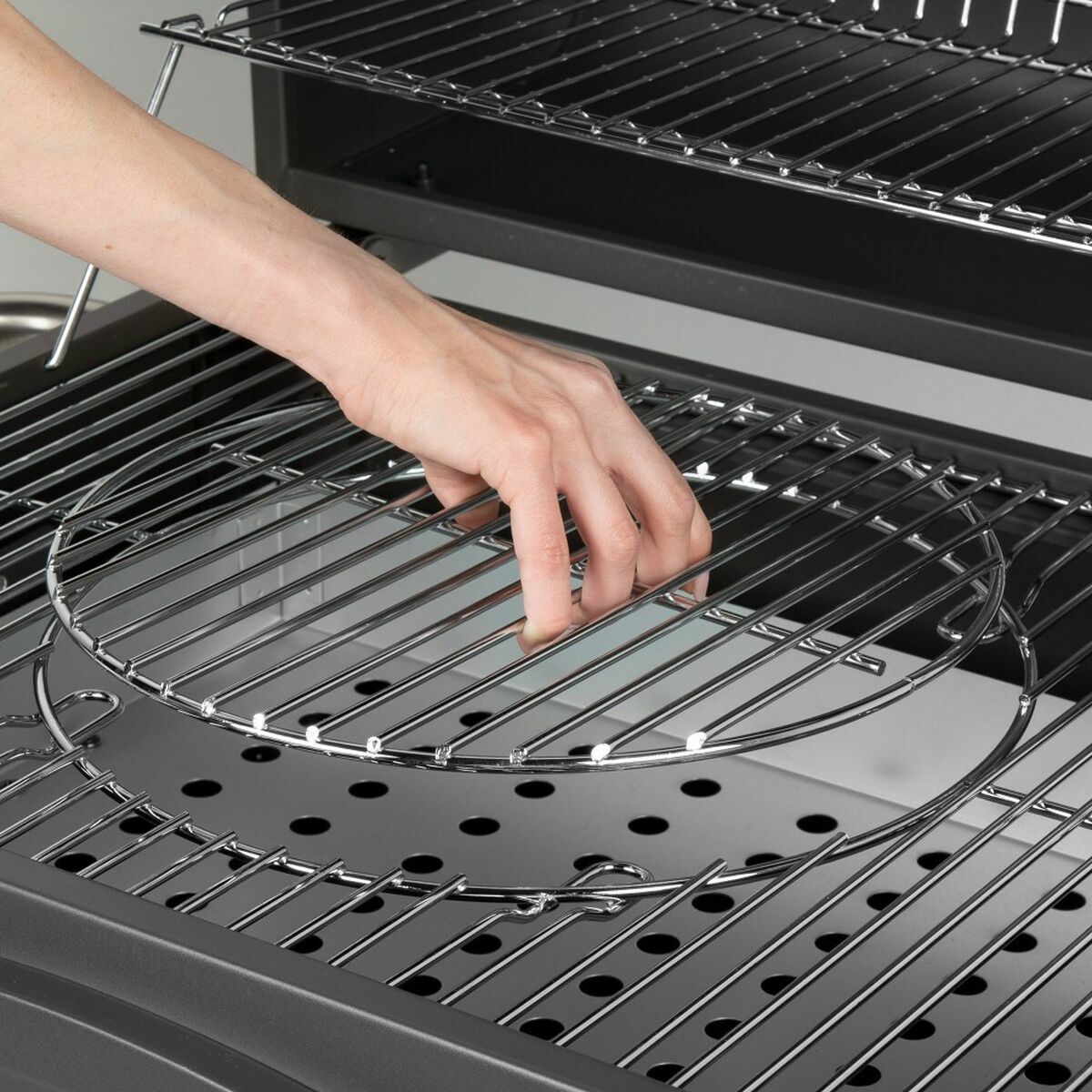 Barbecue a Carbone con Coperchio e Ruote Aktive 102 x 65 x 104 cm 5 S2455423_3